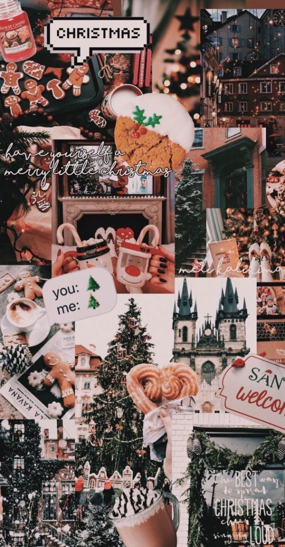 23 Christmas Collage Wallpaper Ideas Have Yourself Merry Little