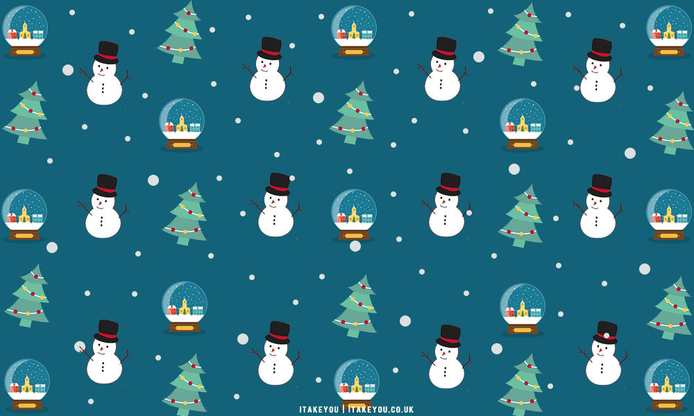 20+ Christmas Wallpaper Ideas : Teal Background For PC/Laptop I ...