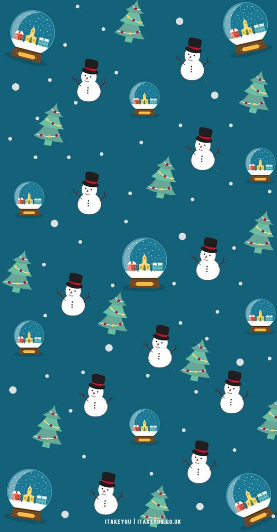 Christmas Wallpaper Ideas Snowman Snow Globe I Take You Wedding Readings Wedding