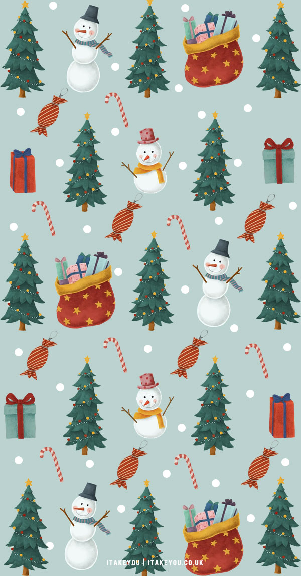 35 cute Christmas wallpaper designs for both mobile & computer!