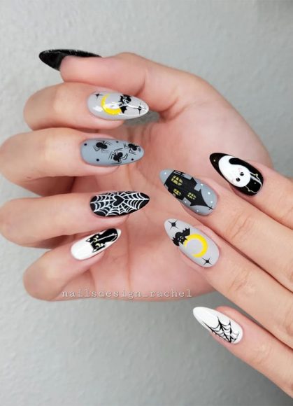 30 Spooky Halloween Nail Ideas Gelx Design I Take You Wedding Readings Wedding Ideas 4403