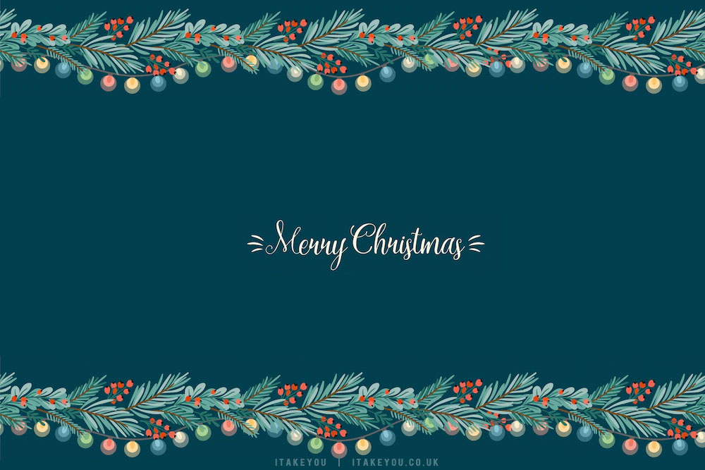 Christmas Wreath Wallpaper for Laptop and PC  Idea Wallpapers  iPhone  WallpapersColor Schemes