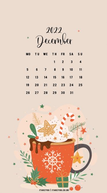 30+ Free December Wallpapers : Warm Drink Calendar Wallpaper I Take You ...