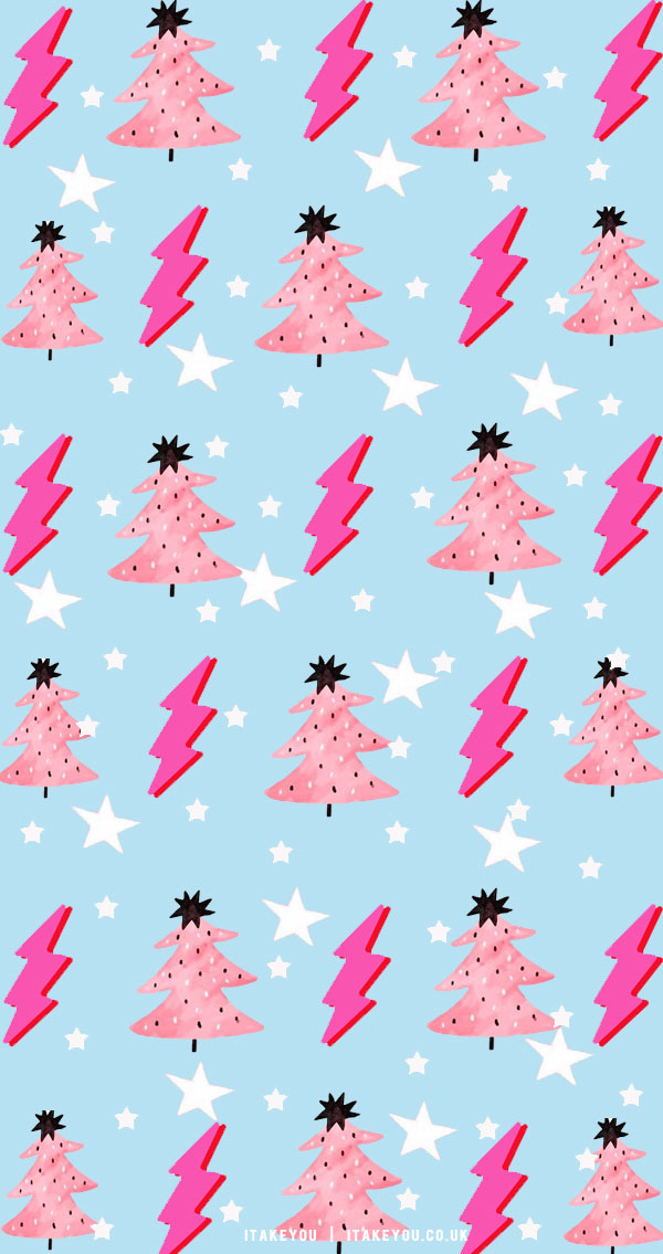 pink christmas background