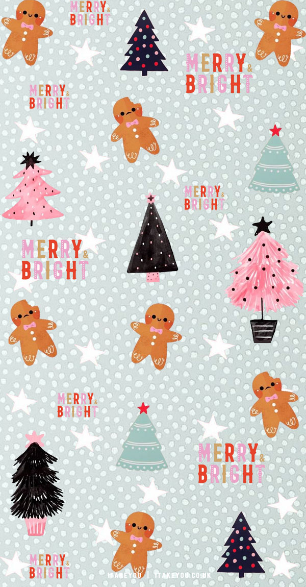 Preppy Christmas Fabric Wallpaper and Home Decor  Spoonflower