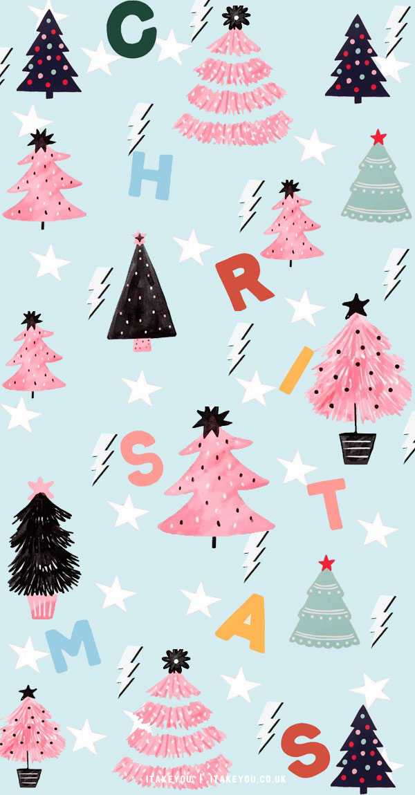 Preppy Christmas wallpaper for phone