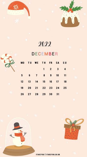 30+ Free December Wallpapers : Soft Peach December Wallpaper I Take You ...