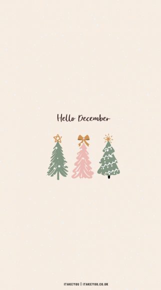 30+ Free December Wallpapers : Simple Hello December I Take You ...