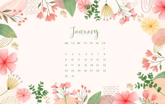 30+ January Wallpaper Ideas For 2023 : Floral January Wallpaper I Take 