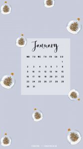 30+ January Wallpaper Ideas for 2023 : Pine Cone Snow Globe Wallpaper I ...