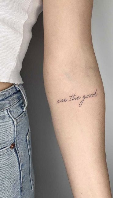 40 Tattoo Ideas with Meaning : See The Good I Take You | Wedding ...