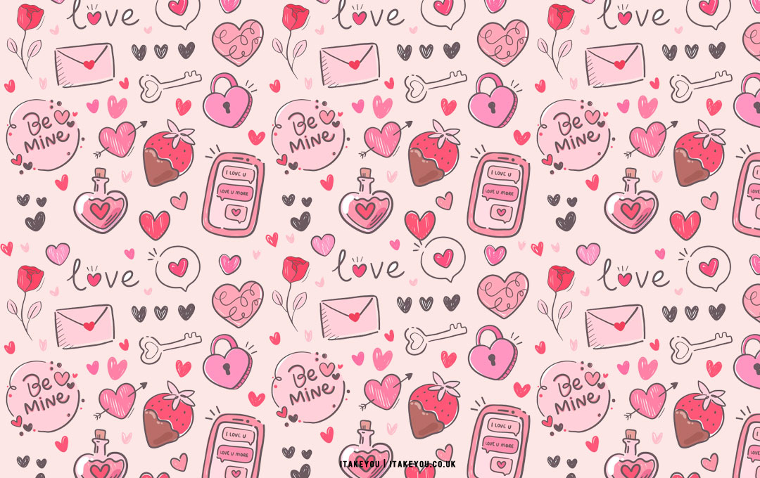 45 Heart  Valentines Day Aesthetic Wallpapers for a Romantic iPhone  Background  The Mood Guide
