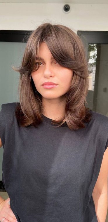 30 Layered Bob Haircuts For 2024 Layered Bob With Curtain Bangs I Take You Wedding Readings