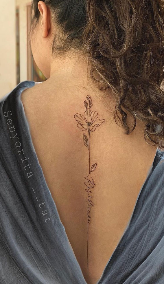 70+ Beautiful Tattoo Designs For Women : Flower + Resilienee