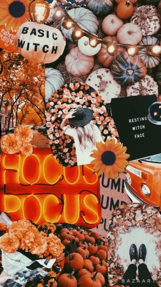 25 Autumn Collage Aesthetic Wallpapers : Basic Witch Hocus Pocus I Take ...
