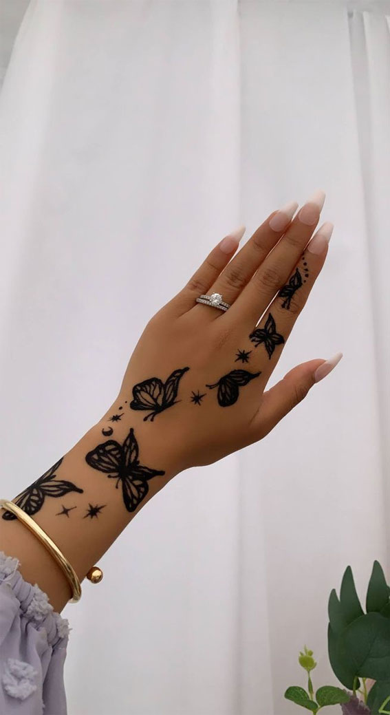 hand tattoo designs for women