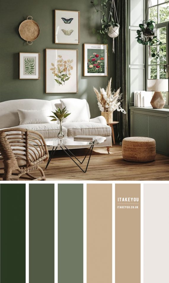 Olive Green Living Room I Take You | Wedding Readings | Wedding Ideas ...