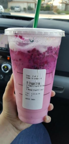 These Starbucks Drinks Look So Yummy : Mango Dragon Drink I Take You ...