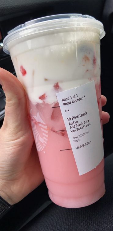 These Starbucks Drinks Look So Yummy : No Shake Pink Drink I Take You ...