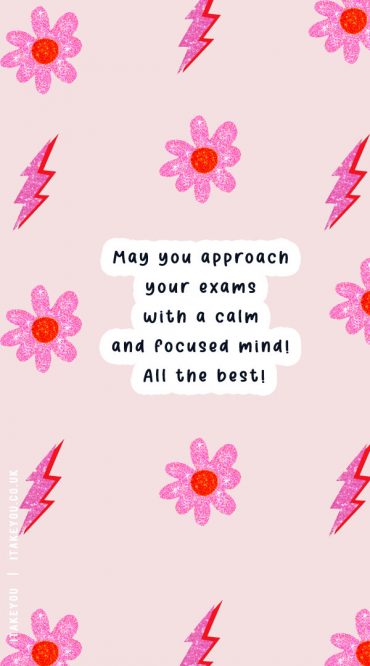 35 Good Luck Exam Wishes For GCSE & Students : Focused Mind I Take You ...