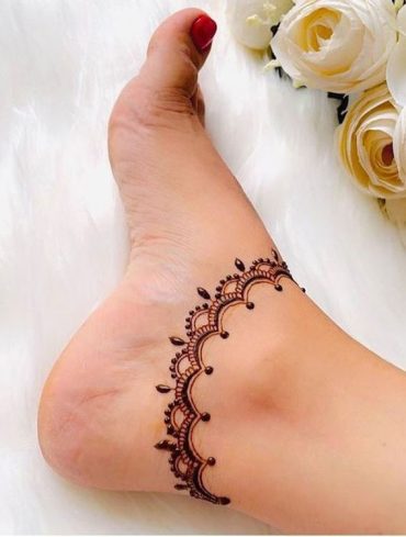 70 Minimal Henna Designs Lace Henna On Ankle I Take You Wedding