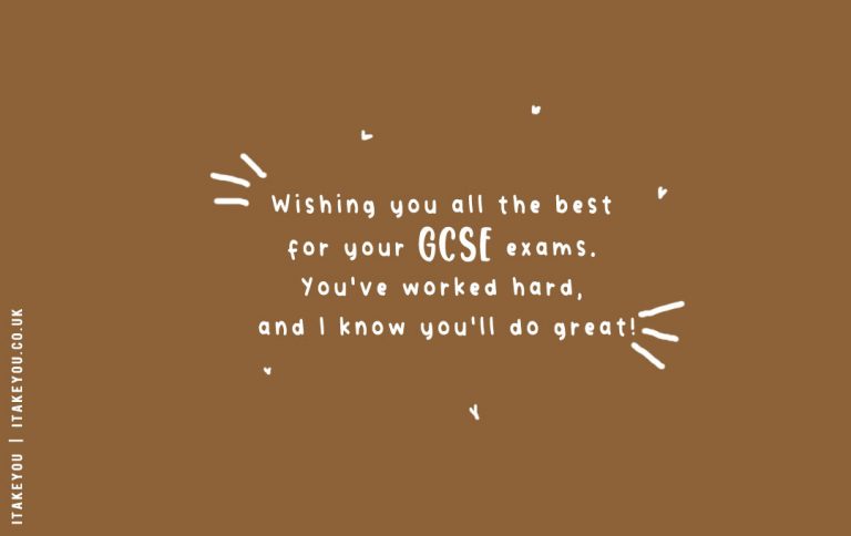 35 Good Luck Exam Wishes for GCSE & Students : Wishing you all the best ...