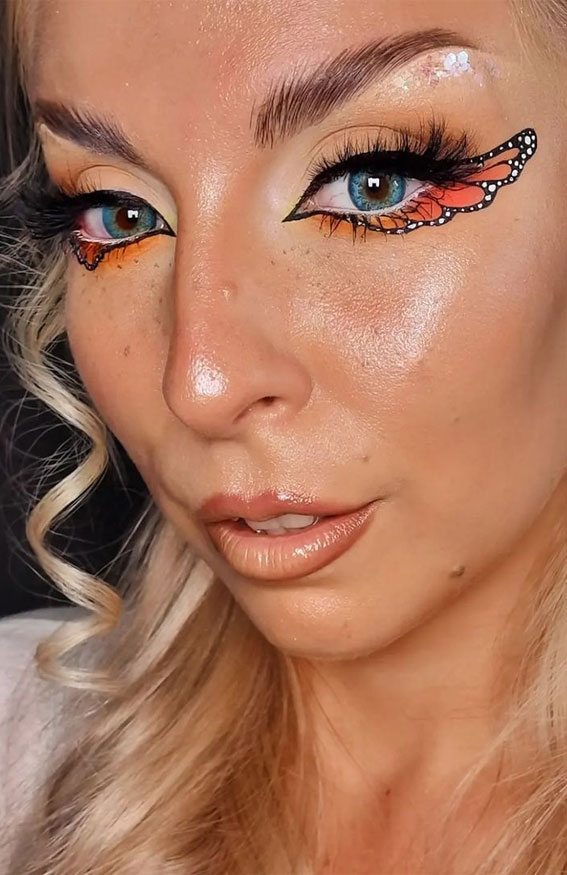 Butterfly Hot Makeup Trends for the Season : Colourful & Fun Butterflies I  Take You, Wedding Readings, Wedding Ideas, Wedding Dresses