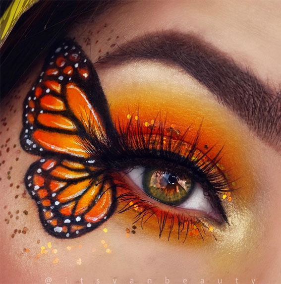 Butterfly Hot Makeup Trends for the Season : Colourful & Fun Butterflies I  Take You, Wedding Readings, Wedding Ideas, Wedding Dresses