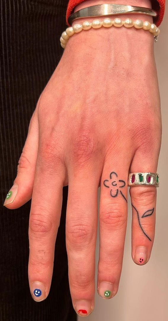 54 Great Finger Tattoo Ideas You Will Instantly Love  Hairstyle