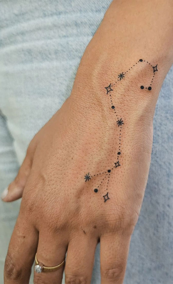 Sagittarius ♐ 🌌 #sagittarius #sagittario #sagittariustattoo #constellation  #costellazione #tattoo #tattooedgirl #inkedgirl #onmyskin #indelible... |  By Handmade Tattoo Studio NovytattooFacebook