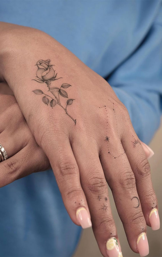 98 Rose Hand Tattoos Stock Photos HighRes Pictures and Images  Getty  Images