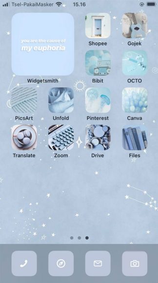 25 Blue Widgetsmith Ideas Personalize Your Home Screen : Constellation ...