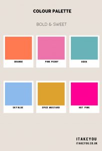 10 Summer Colour Combos : Bright Summer Colour Palette I Take You ...