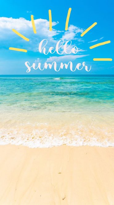 18 Delightful Summer Wallpaper Ideas : Hello Summer Beach Wallpaper I ...
