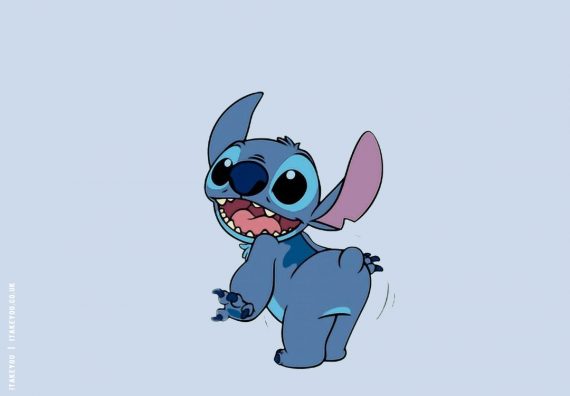 Fun and Cute Stitch Wallpapers : Cute Stitch on Light Blue Background I ...