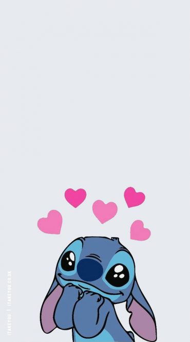 Fun And Cute Stitch Wallpapers : Love Hearts & Stitch I Take You 