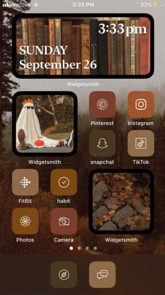 Aesthetic Fall IOS Home Screen Ideas : September Widget Wallpaper I ...