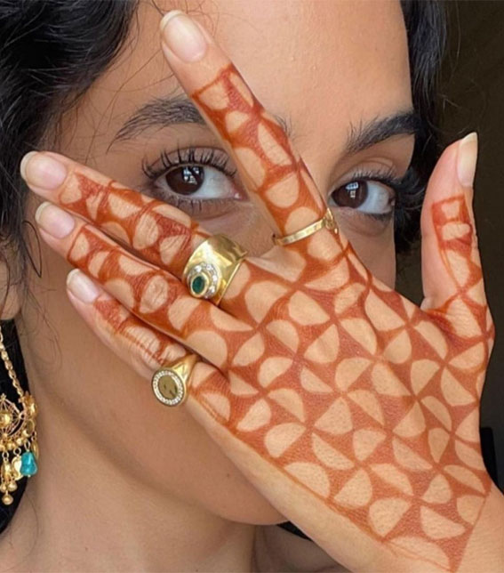 50 Timeless Allure of Henna Designs : Abstract Board
