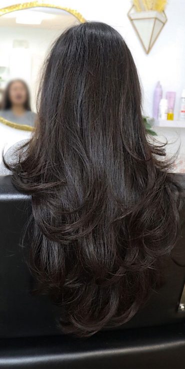 Flowing Elegance 40 Long Layered Haircuts Ideas : U-Shaped Layers I ...