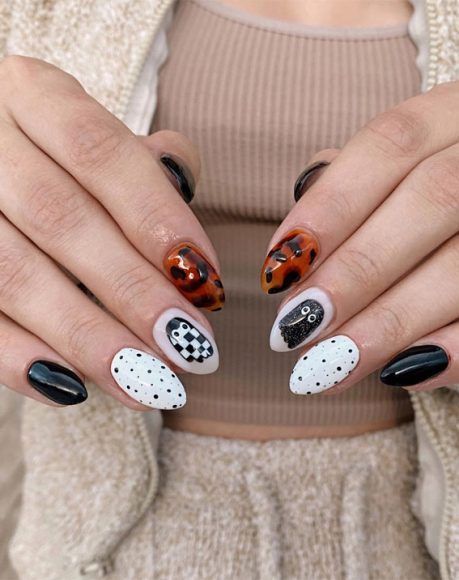 Enchanting Halloween Nail Art Ideas Tortoiseshell Halloween Nails I Take You Wedding