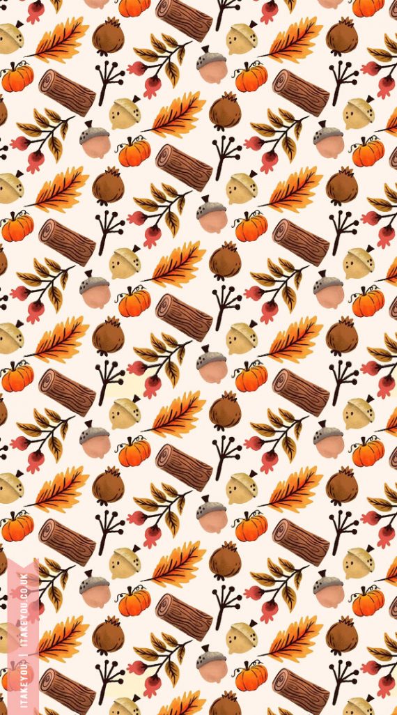 20 Cute Autumn Wallpapers To Brighten Your Devices Acorn Log