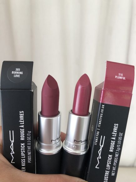 40 Transforming Your Look With Macs Versatile Shades Burning Love Vs Plumful Mac Lipstick I