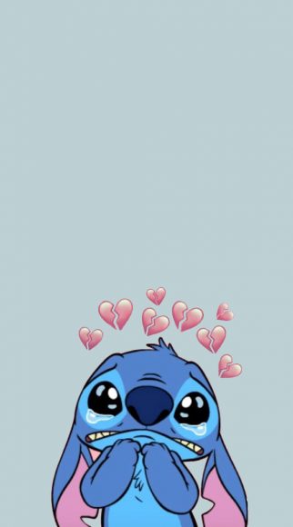 Fun And Cute Stitch Wallpapers : Stitch Broken Heart Wallpaper I Take ...