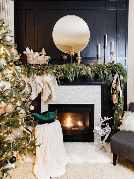 10 Festive Ideas To Adorn Your Fireplace For A Cozy Christmas I Take 