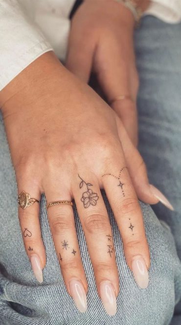 Tiny Treasures Meaningful Small Tattoo Inspirations : Flower & Small ...