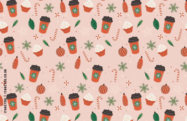 Festive Sip and Sweet Wallpapers Wonderland : Latte Wallpaper for ...