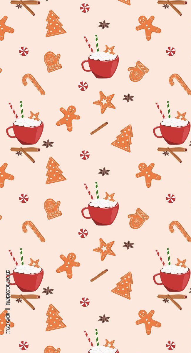 Festive Sip And Sweet Wallpapers Wonderland : Ginger Biscuits & Hot ...