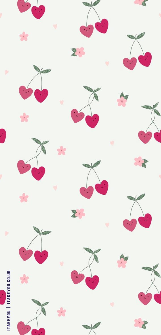 HD cherry heart wallpapers