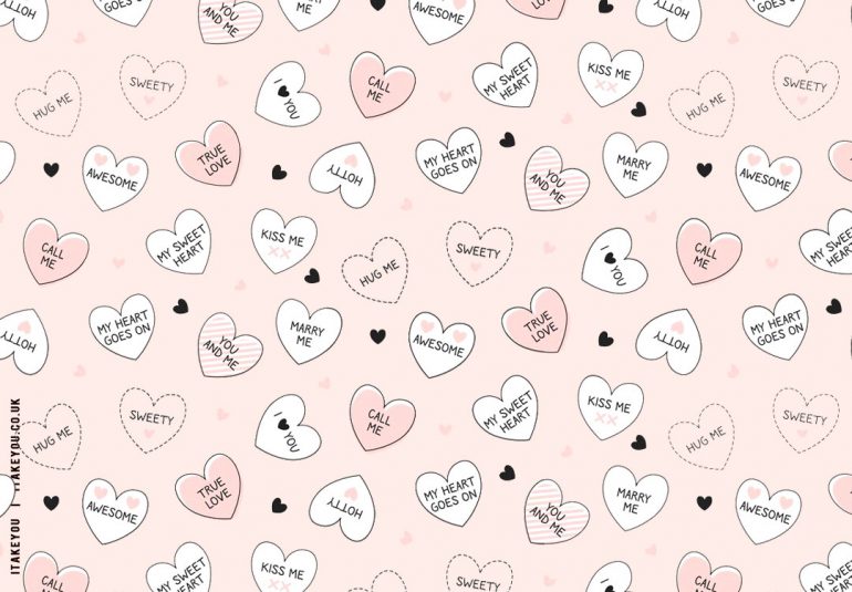 Enchanting Valentine's Wallpaper Inspirations : Love Heart Soft-Toned ...