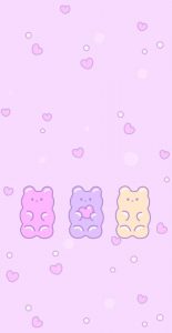 22 Cute Summer Wallpaper Ideas For 2024 : Gummy Bear Wallpaper I Take 